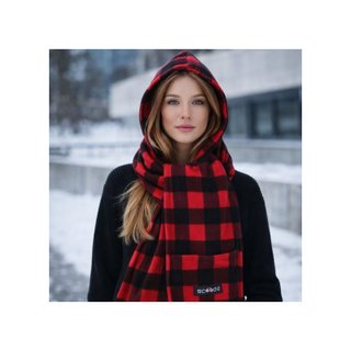 Bufanda capucha desmontable forro polar 185cm