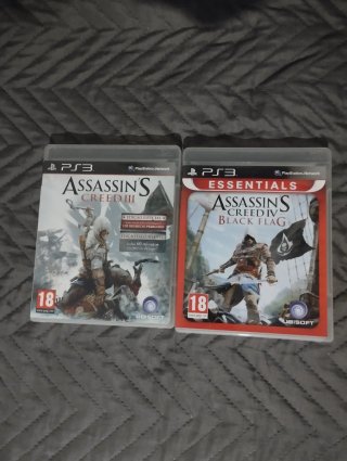 Assassin's Creed III e Black Flag IV PS3
