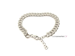 pulsera plata 925mm con piedra con circonita