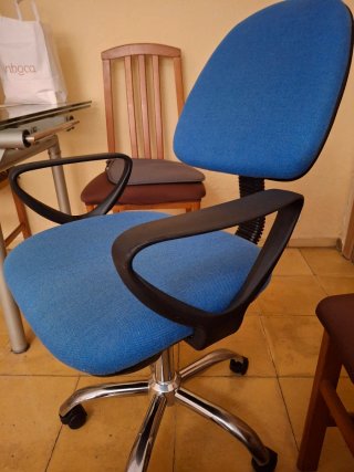 Silla de escritorio azul