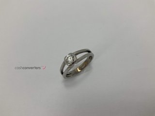 anillo oro 18k con piedra
