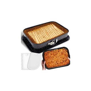 Molde horno rectangular desmontable 35x24 cm