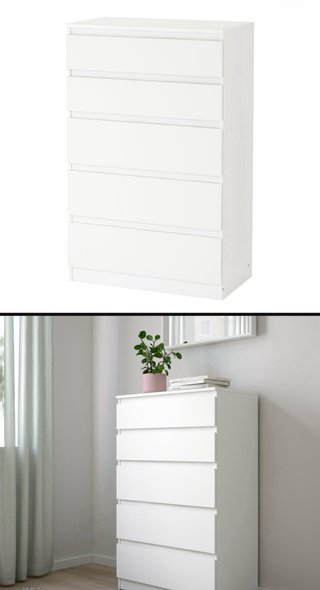 Cómoda kullen Ikea Blanca