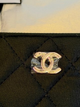 Cartera Chanel Terciopelo Negra
