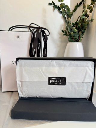 Cartera Chanel Terciopelo Negra