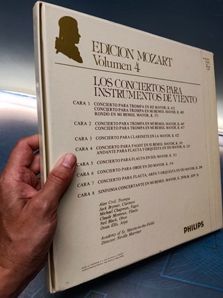 lps, BOX, mozart EDICION MOZART, volumen 4