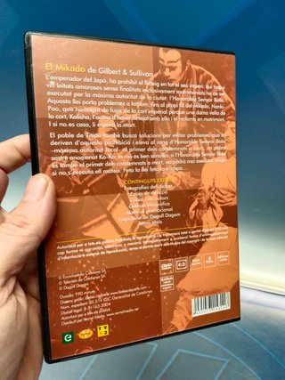 dvd El Mikado,  Dagoll Dagom, 2004,  Musical