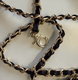 Bolso Chanel Terciopelo Negro Joyas