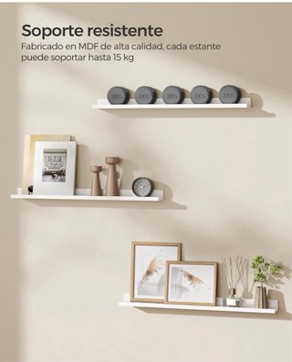 Estantes SONGMICS, Juego de 3