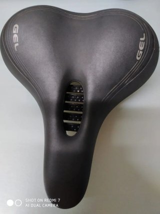 Sillín Bici Gel Negro