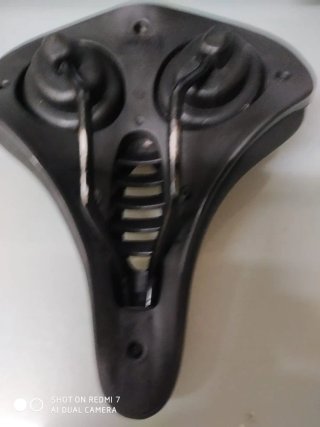 Sillín Bici Gel Negro