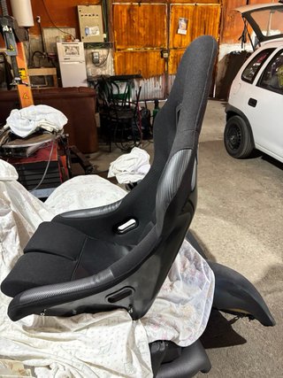 Baquet deportivo negro