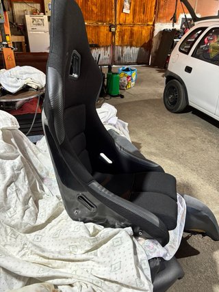Baquet deportivo negro