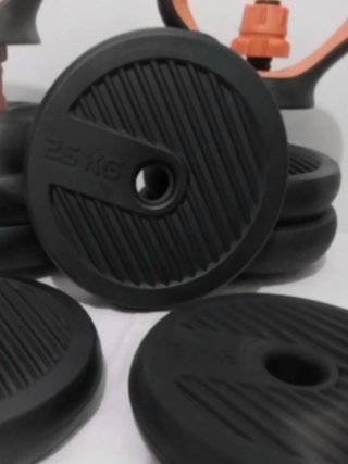 Mancuernas ajustables con discos