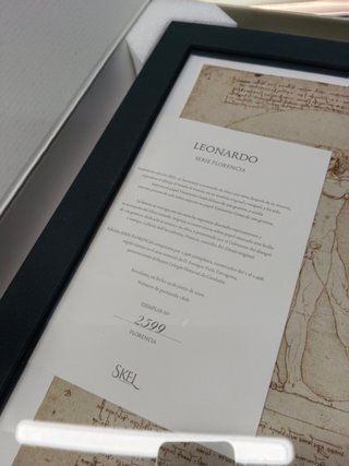 LEONARDO 500 - SKEL - El hombre de Vitruvio, serie florencia, serie limitada nº 2599 de 2998
