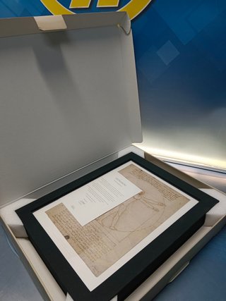 LEONARDO 500 - SKEL - El hombre de Vitruvio, serie florencia, serie limitada nº 2599 de 2998