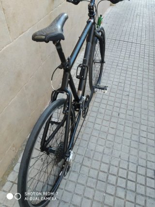 Bicicleta Urbana Cannondale Híbrida Negra