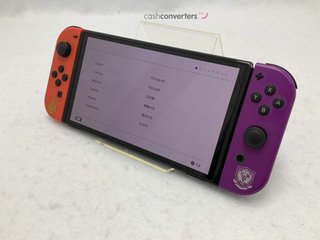 nintendo switch oled pokemon scarlet & violet edition