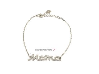 pulsera plata 925mm con piedra con circonita