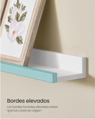 SONGMICS Estantes de Pared (3 uds)