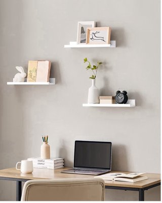 SONGMICS Estantes de Pared (3 uds)