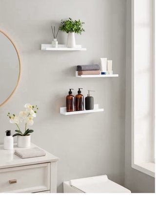 SONGMICS Estantes de Pared (3 uds)