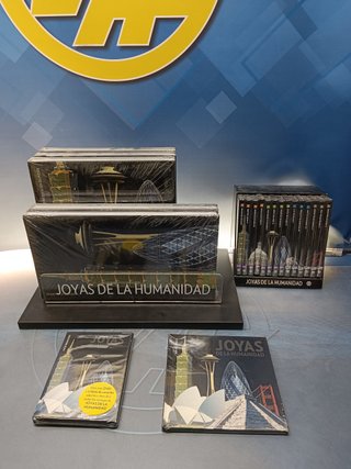 Joyas de la Humanidad. Planeta. 5 tomos. Arquitectura. Con precinto + 14 dvds + expositor + guias