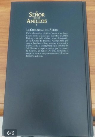 Lote de 6 libros de JRR Tolkien.
