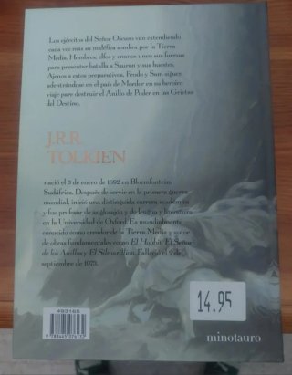 Lote de 6 libros de JRR Tolkien.