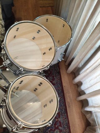 Batería percusión 22, 10, 12, 16"