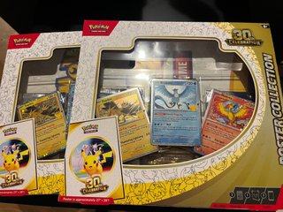 2x Poster Collection Pokémon 30th Anniversary
