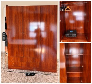 Armario de Madera 150x190 cm