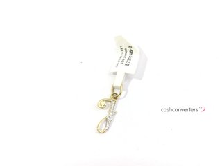 colgante oro 18k con piedra con circonita