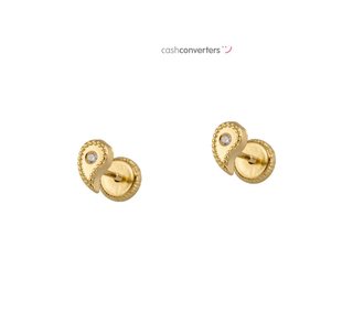 pendientes oro 18k con piedra
