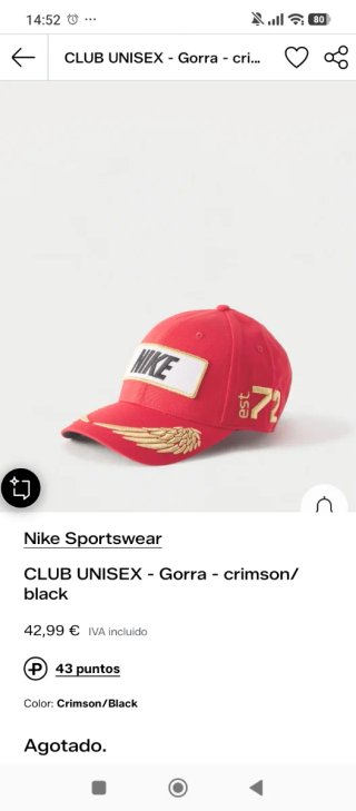 Gorra Nike Sportswear Club Unisex