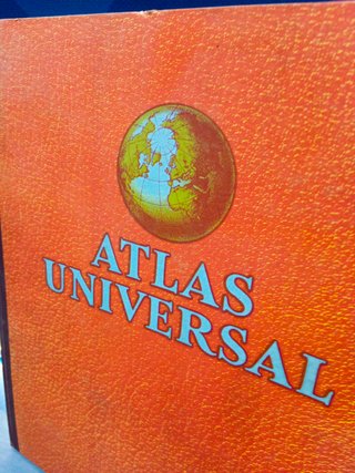 atlas universal, edelvives , 1964, buen estado