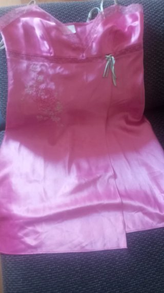Pijama tipo vestido rosa