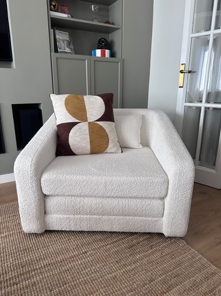 Sillón cama bouclé Dalila