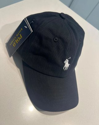 Gorra Polo Ralph Lauren Negra Nueva con Etiqueta