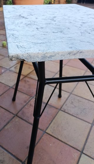 Conjunto mesa y sillas ratán de jardín de 1930 nue