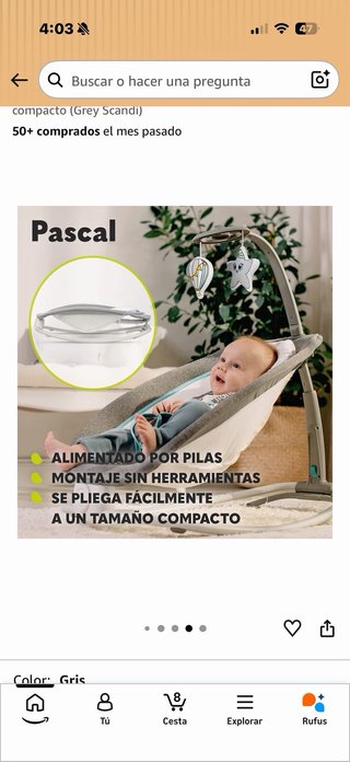 Hamaca Mecedora Lionelo