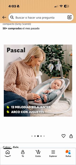 Hamaca Mecedora Lionelo