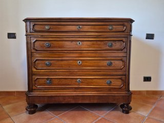 Cassettiera vintage in legno