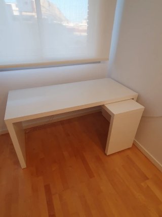 Escritorio Extensible IKEA Blanco