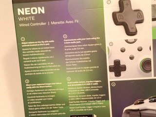 Mando Controller c/ Cable PDP Neon White PC NUEVO