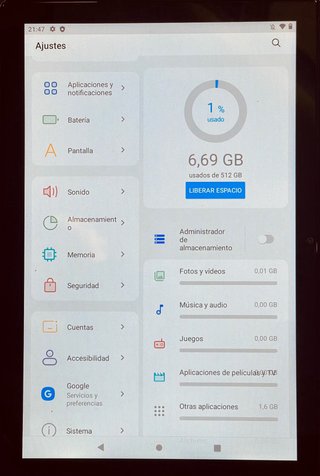 Tablet Pad 6 Pro. 16 GB RAM. 512 Gb ROM. Nuevo.