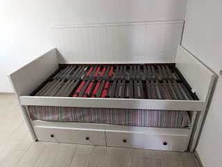 Cama Nido Blanca con Cajones