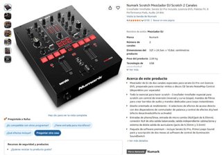 Mezclador DJ Numark Scratch 2 Canales