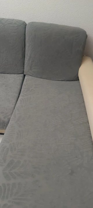 Sofá Chaiselongue Gris y Beige