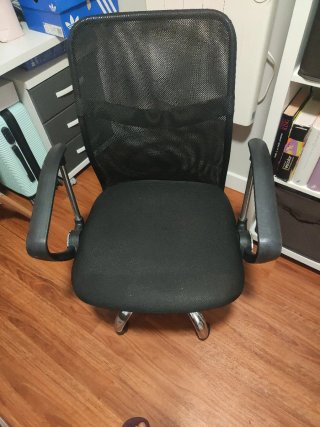Sillón de estudio negra